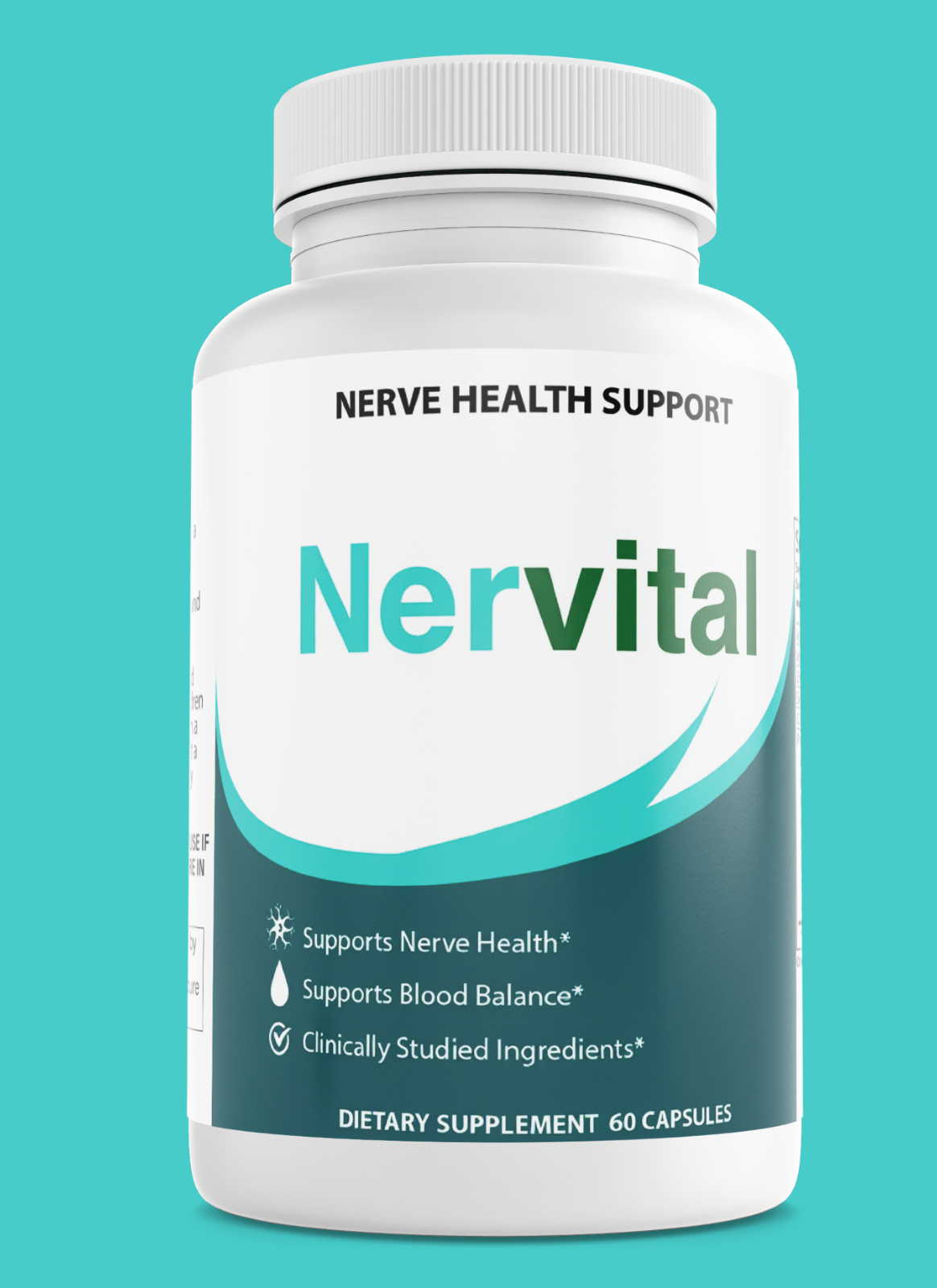 Nervital Nerve Health and Blood Health Support Dietary Supplement 60 Capsules — photo 1