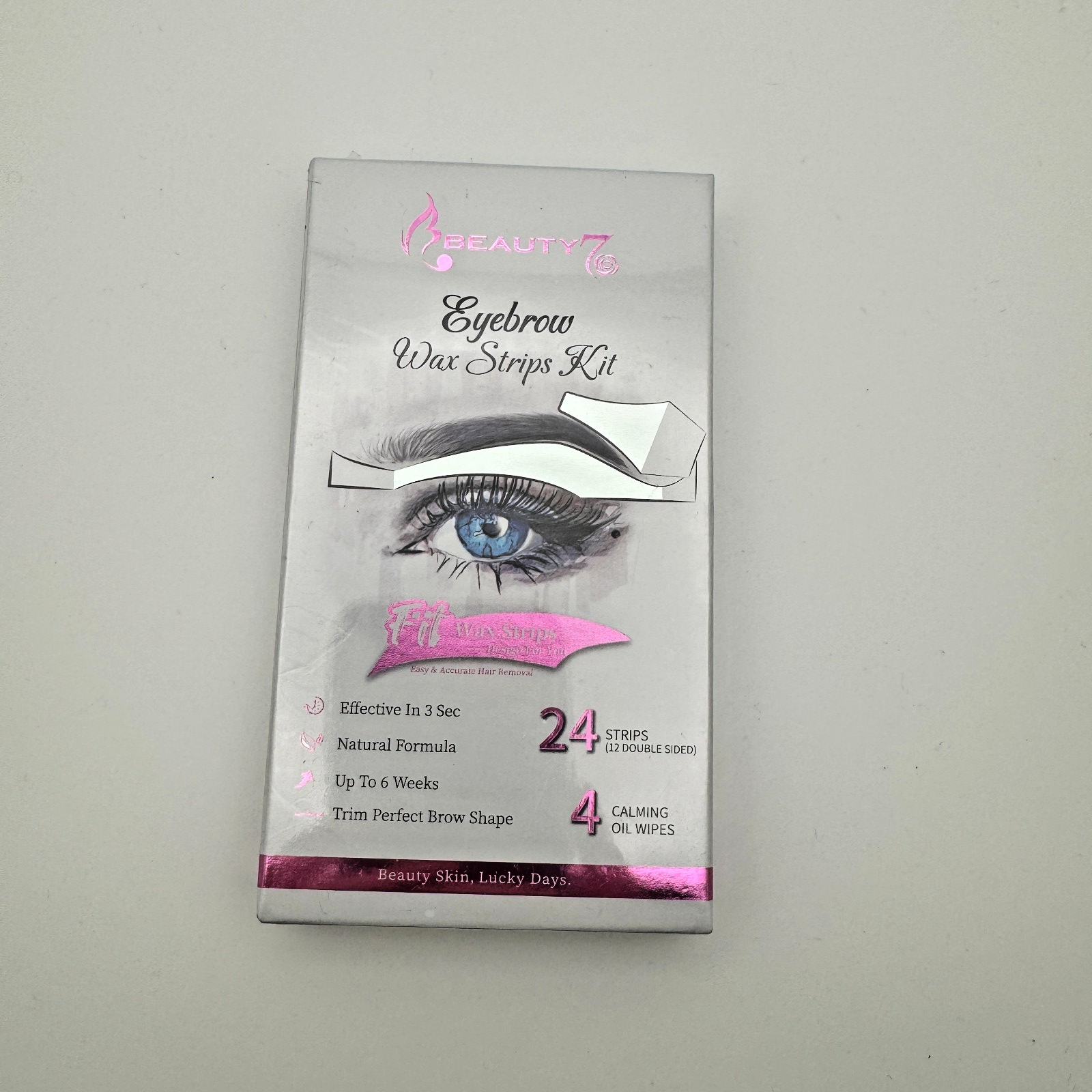 Beauty7 Facial Wax Strips Hair Removal Eyebrow Wax Strips Kit Eyebrow Shaper — photo 1