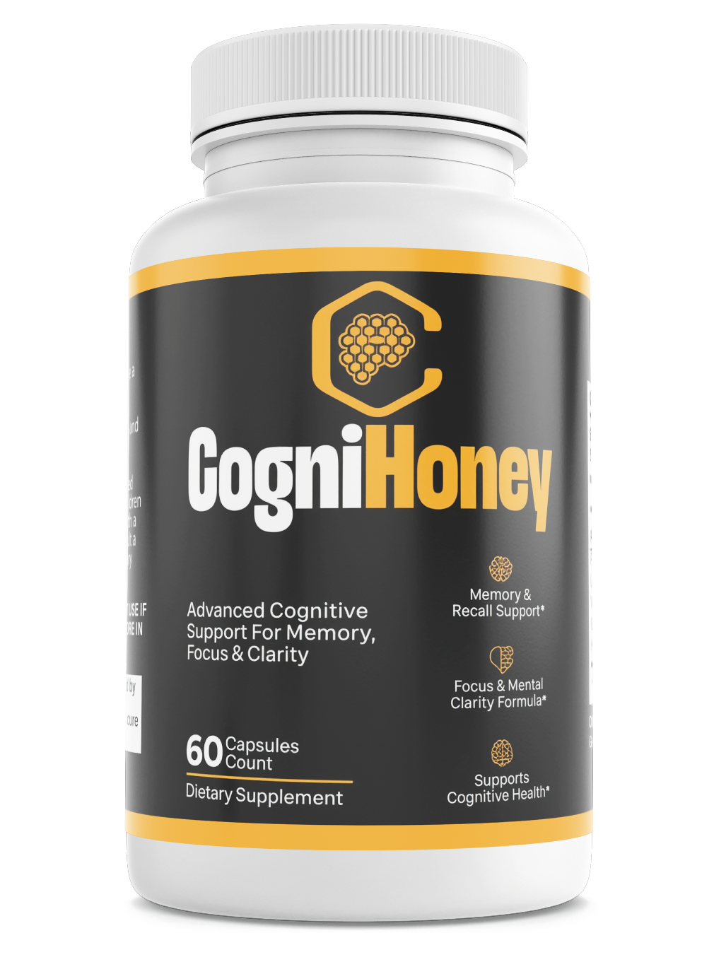 CogniHoney Cognitive Memory Focus Support Dietary Supplement 60 Capsules — photo 1