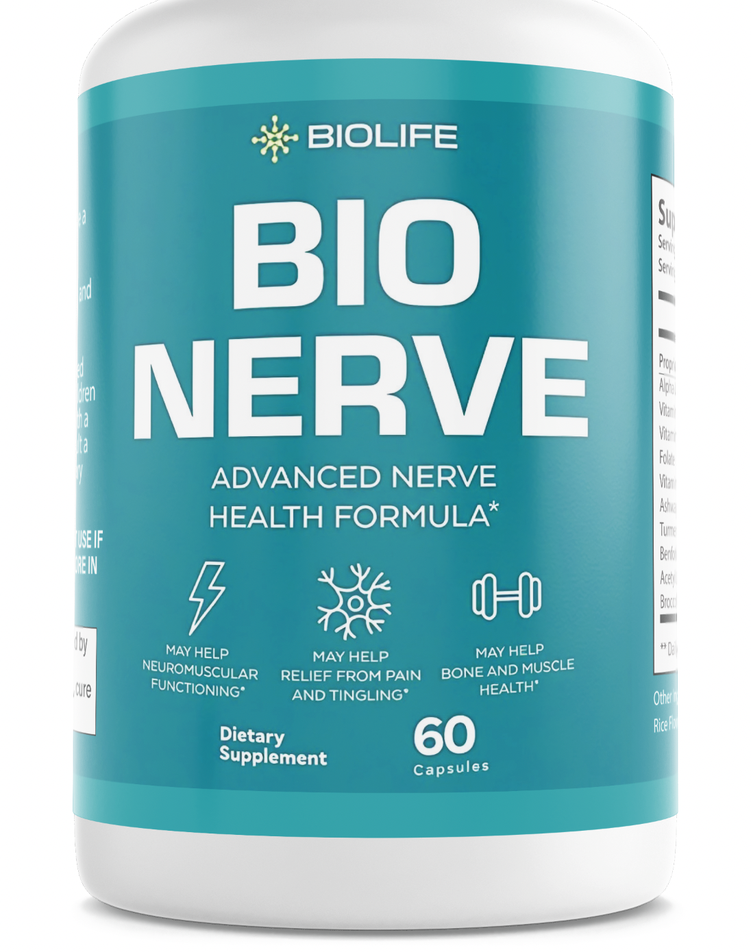 Bio Nerve Dietary Supplement 60 Capsules — photo 1