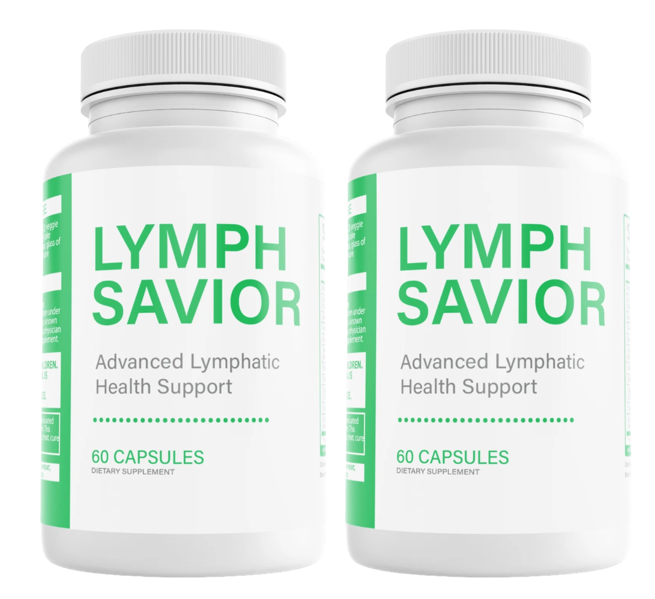 2 Pack Lymph Savior Lymphatic Health Support Dietary Supplement 60 Capsules — photo 1