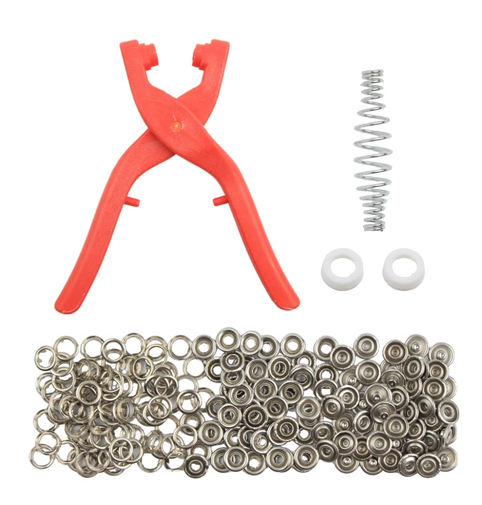 50pcs Snap Button Kit with Press Pliers Metal Sewing Snaps for DIY Clothes Hats — photo 1