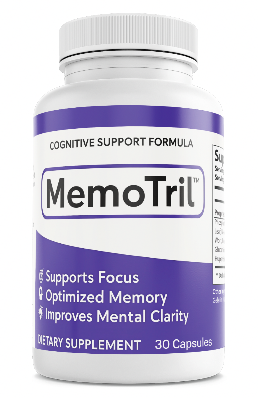 MemoTril Advanced Mind Cognitive Support Dietary Supplement 30 Capsules — photo 1