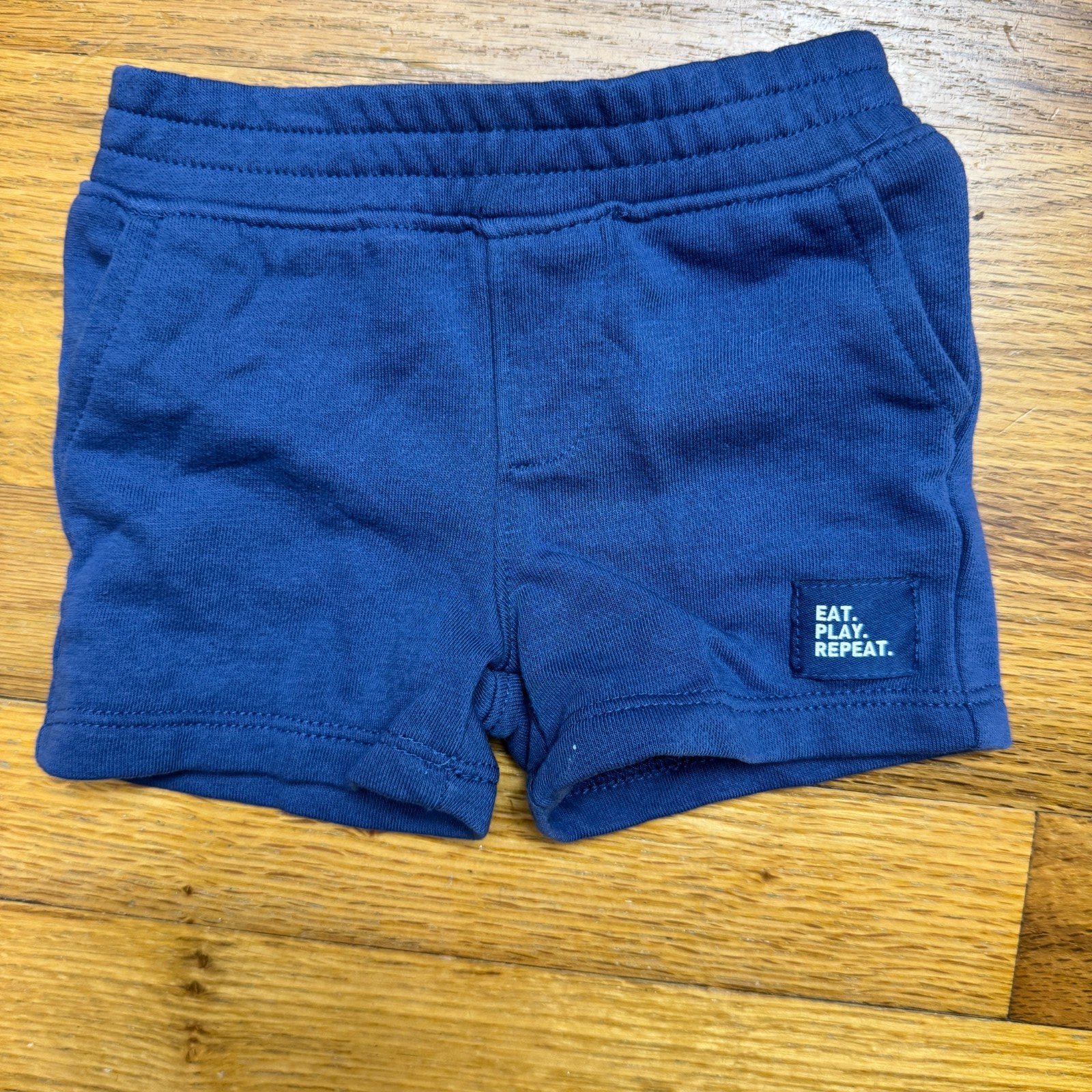 Garanimals Boys Blue Cotton Blend Baby Toddler Shorts 3-6M — photo 1
