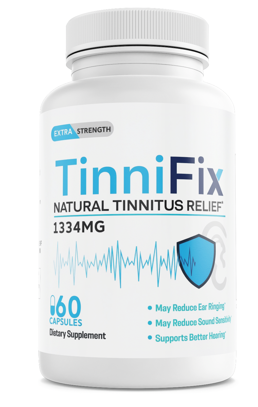 TinniFix Tinnitus Relief Ear Ringing Support Dietary Supplement 60 Capsules — photo 1
