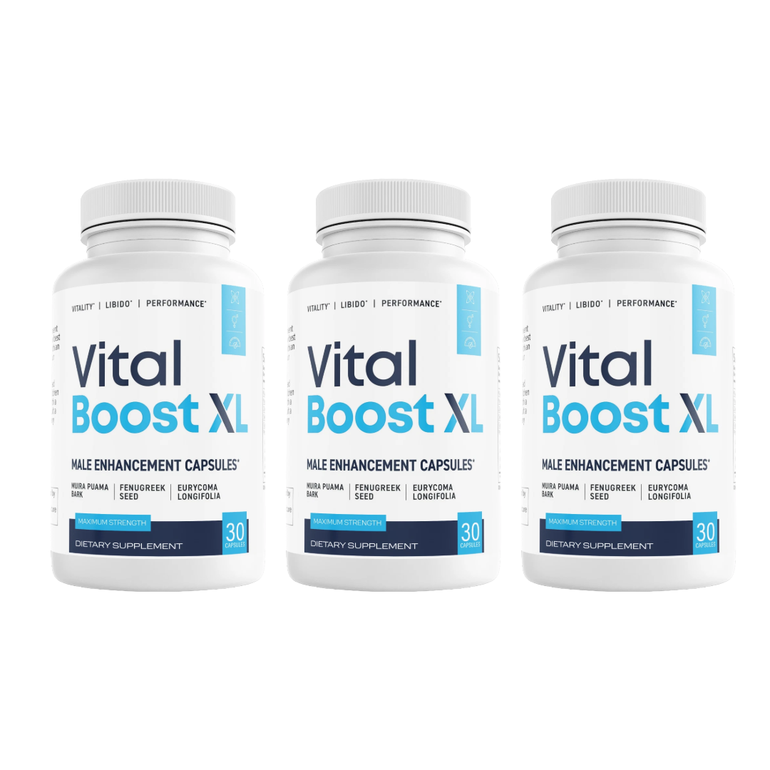 Vital Boost XL Mens Health Support Dietary Supplement 30 Capsules (Bundle of 3) — photo 1