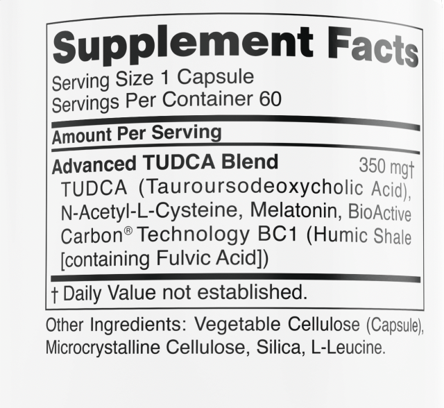 CELLCORE Advanced TUDCA Drainage Liver Support 60 Capsules — photo 2
