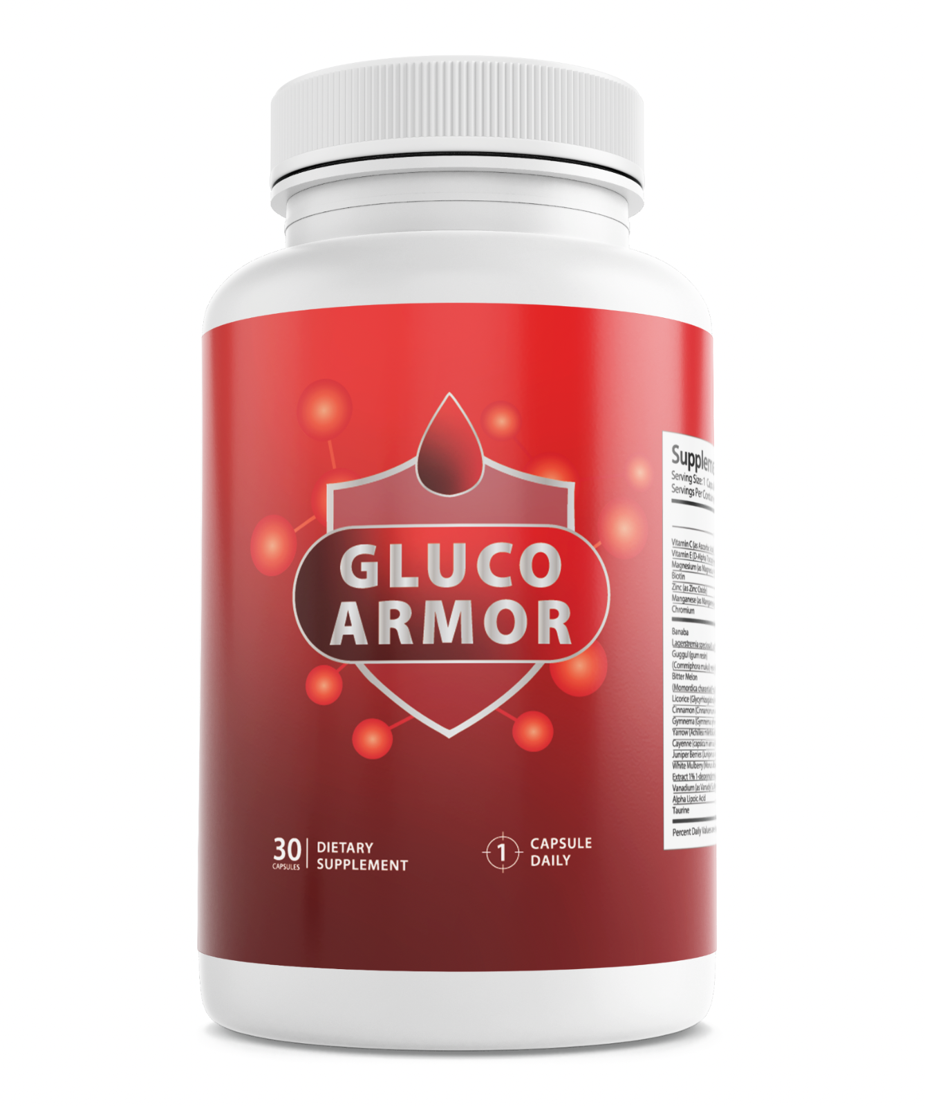Gluco Armor Dietary Supplement 30 Capsules — photo 1