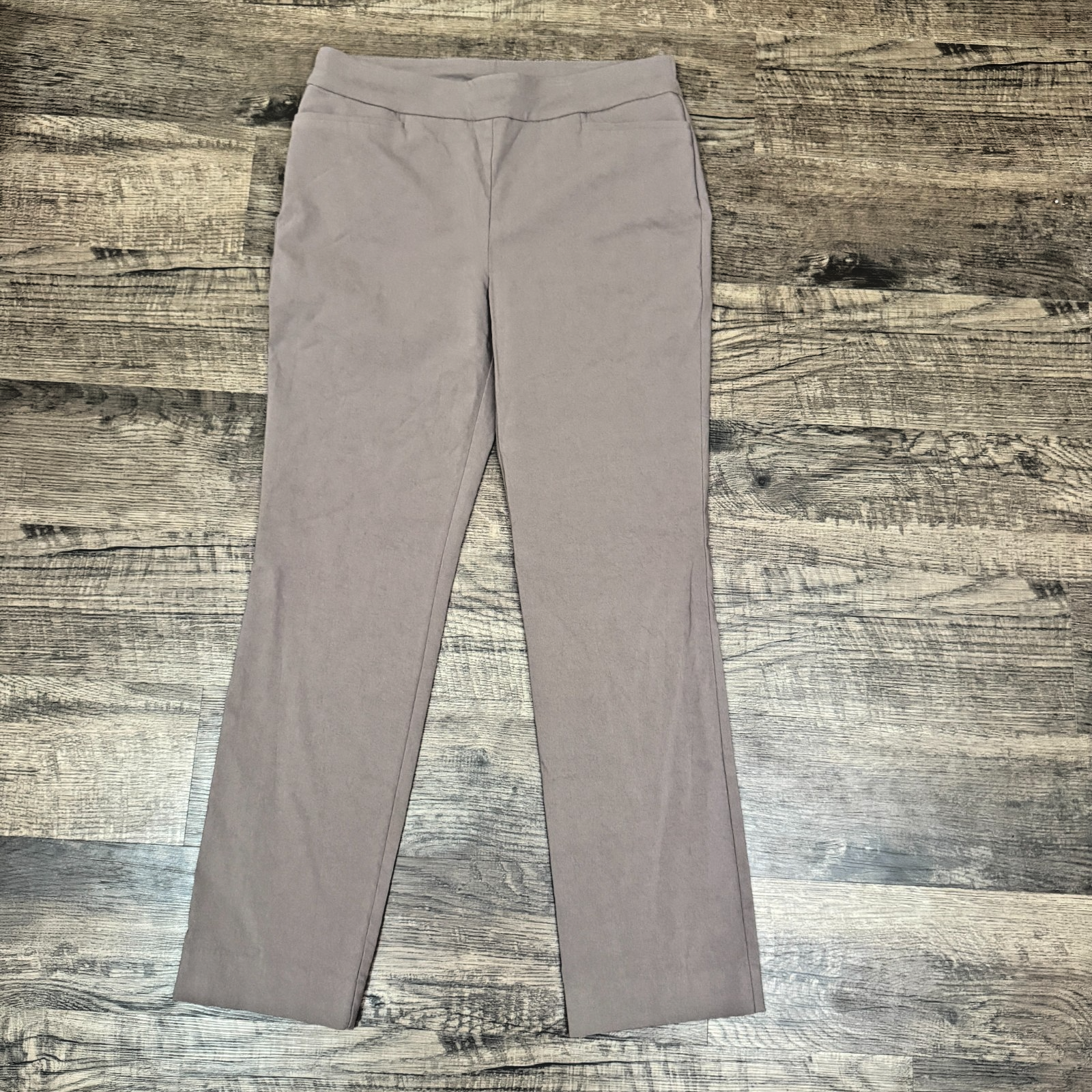 Chicos Pants Women's SZ 1R US 8R Slim Fit Tapered Leg Pull On Stretch Office — photo 1