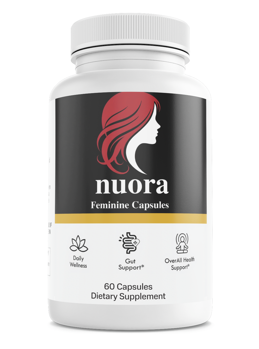 Nuora Gut and Feminine Health Support Dietary Supplement 60 Capsules — photo 1