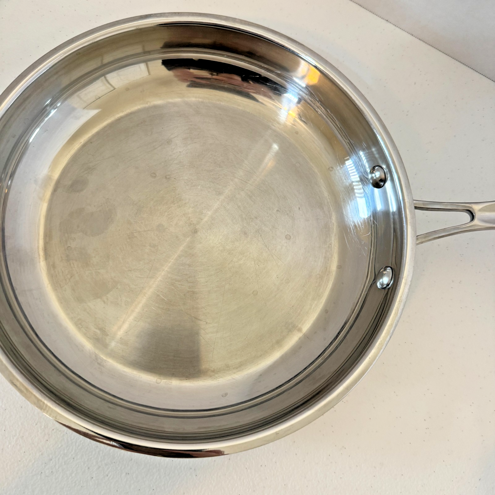 Cuisinart 722-24 10" Induction Ready Stainless Steel Skillet Pre Owned — photo 1