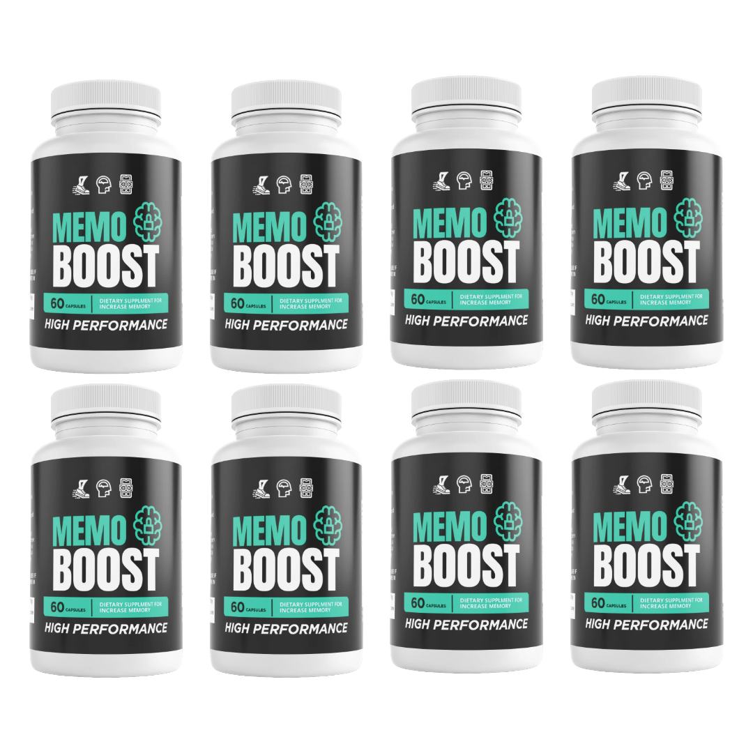 Memo Boost Mind Memory Health Support Dietary Supplement 60 Capsules Bundle of 8 — photo 1