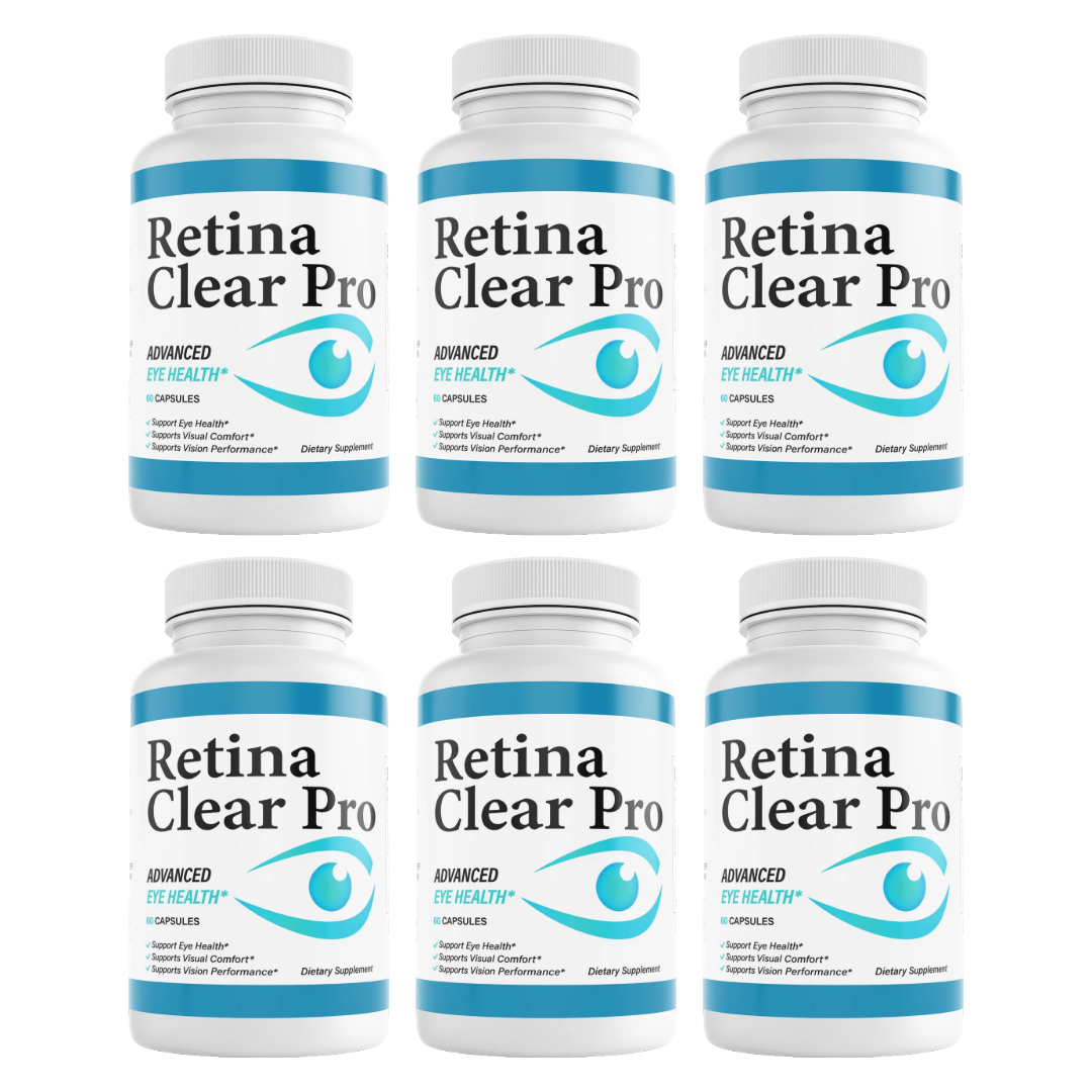 Retina Clear Pro Eye Health Support Dietary Supplement 60 Capsules Bundle of 6 — photo 1