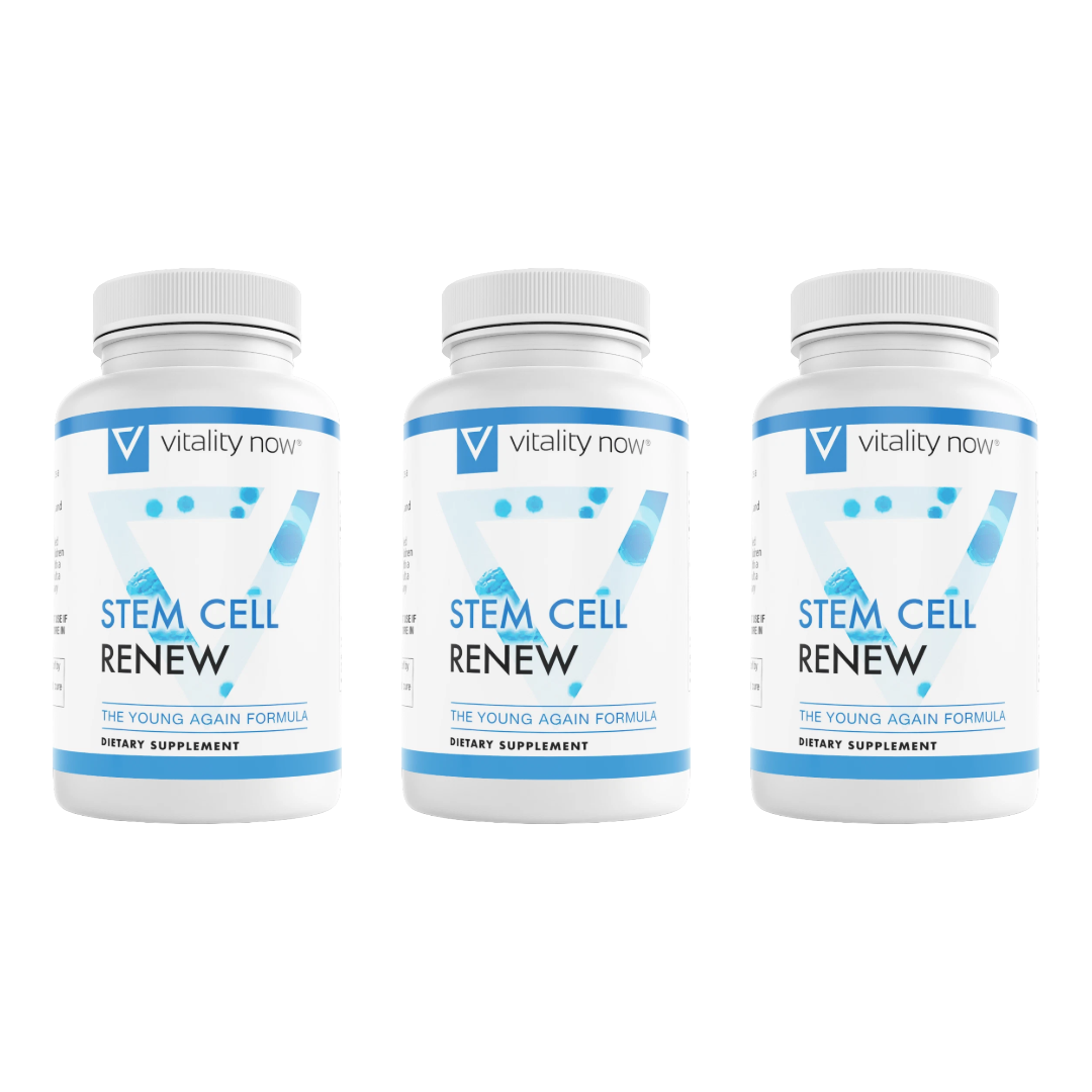 Vitality Now Stem Cell Renew Support Dietary Supplement 60 Capsules Bundle of 3 — photo 1