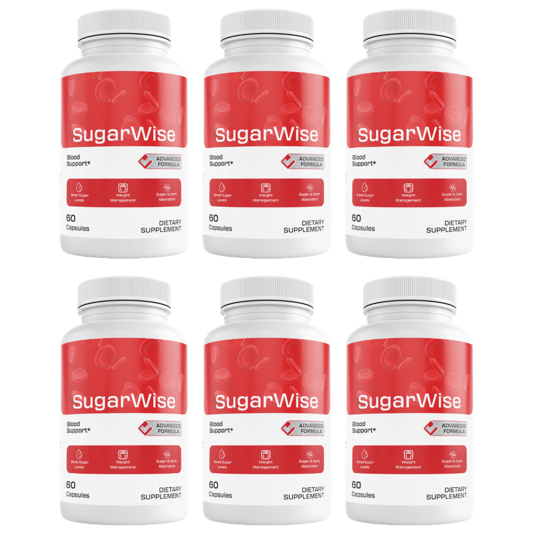 Sugar Wise Blood Health Support Sugarwise 60 Capsules (Bundle of 6) — photo 1
