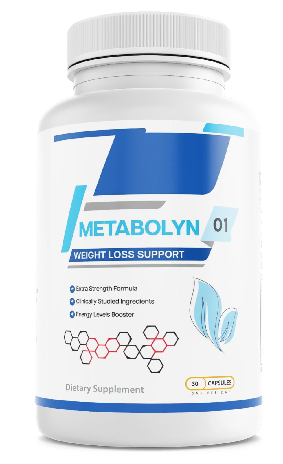 Metabolyn 01 Healthy Weight Loss Energy Support Formula Supplement 30 Capsules — photo 1