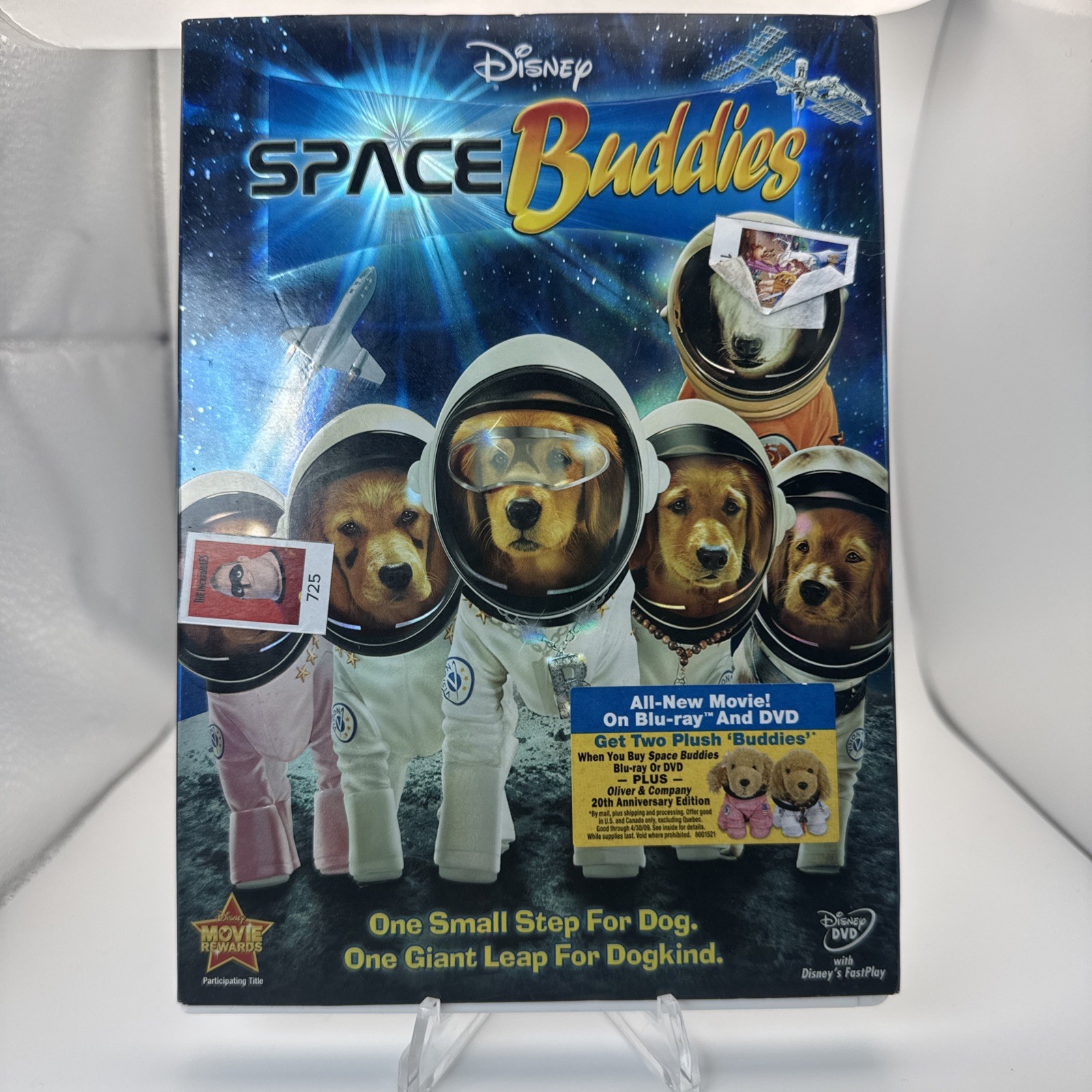 Disney Space Buddies (DVD, 2009) NEW, SEALED Kids Family dogs Slip cover — photo 1