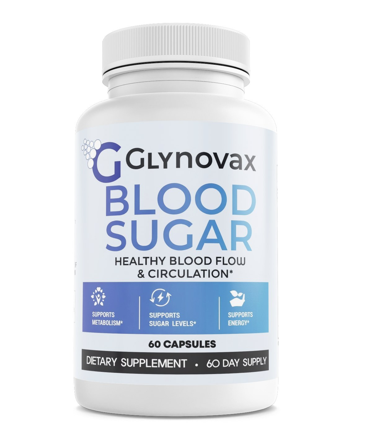 Glynovax Healthy Blood Flow Supplement Blood Health Support 60 Capsules — photo 1
