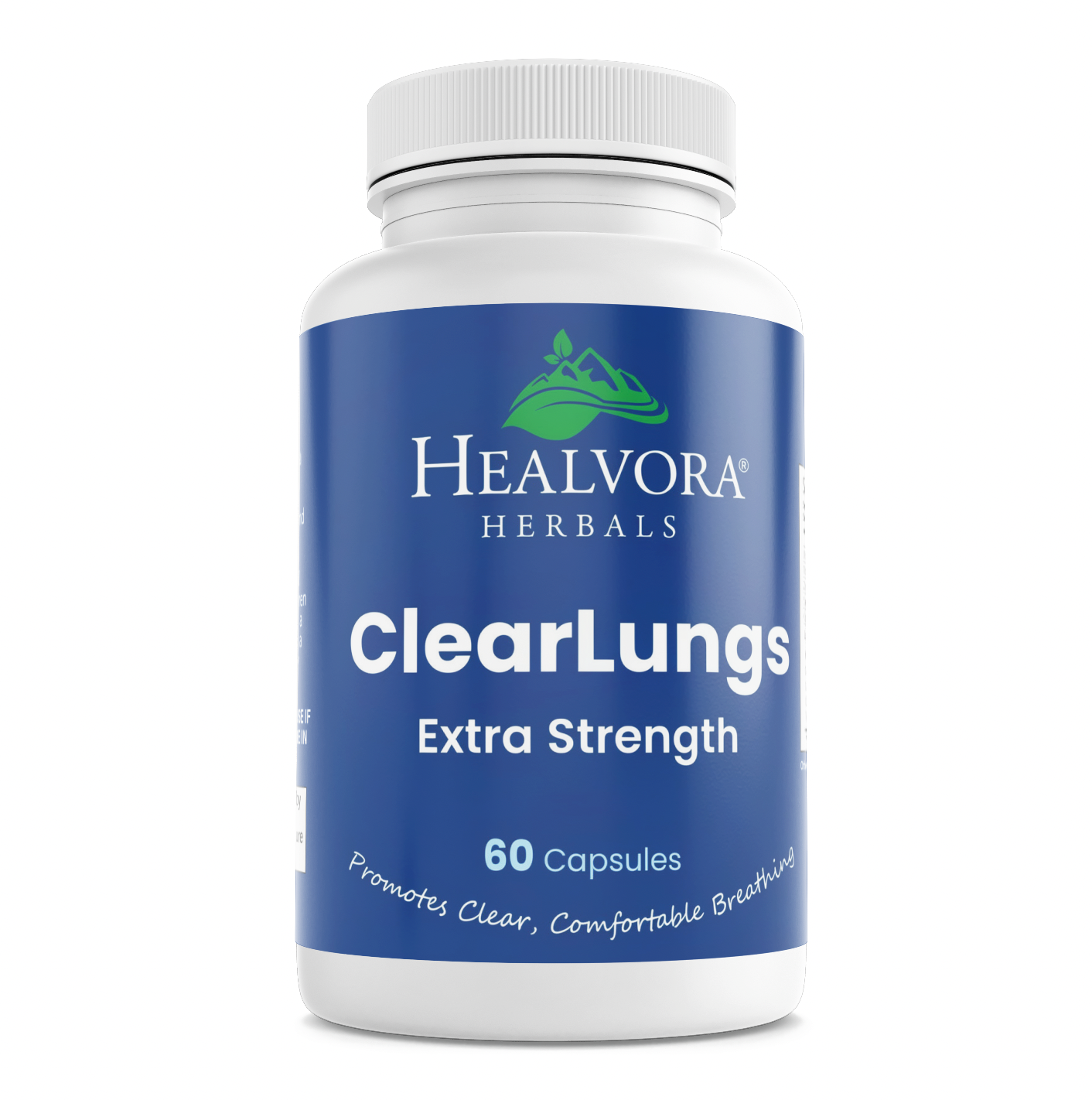 Healvora Clear Lungs Breathing Health Support Dietary Supplement 60 Capsules — photo 1