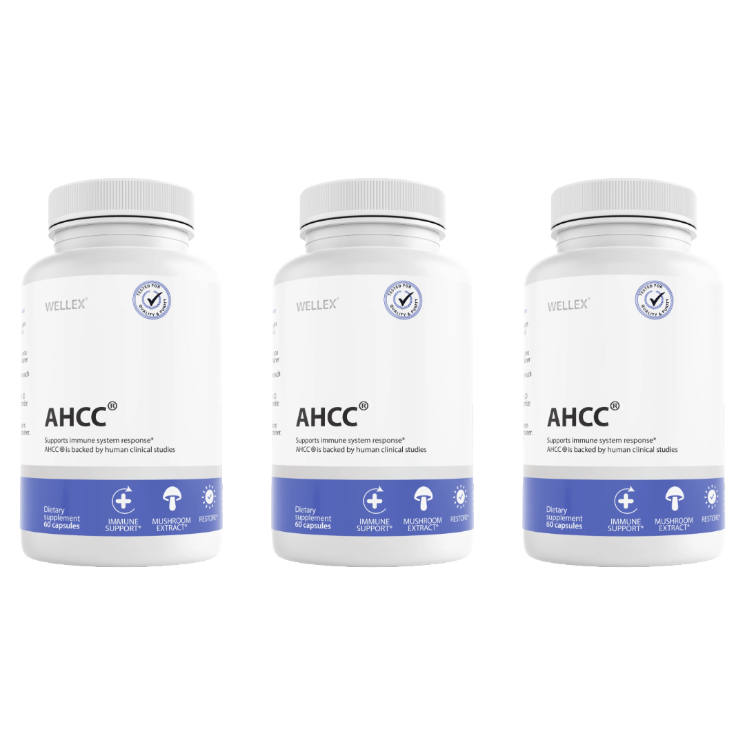 AHCC restore Immune Support Dietary Supplement 60 Capsules (Bundle of 3) — photo 1