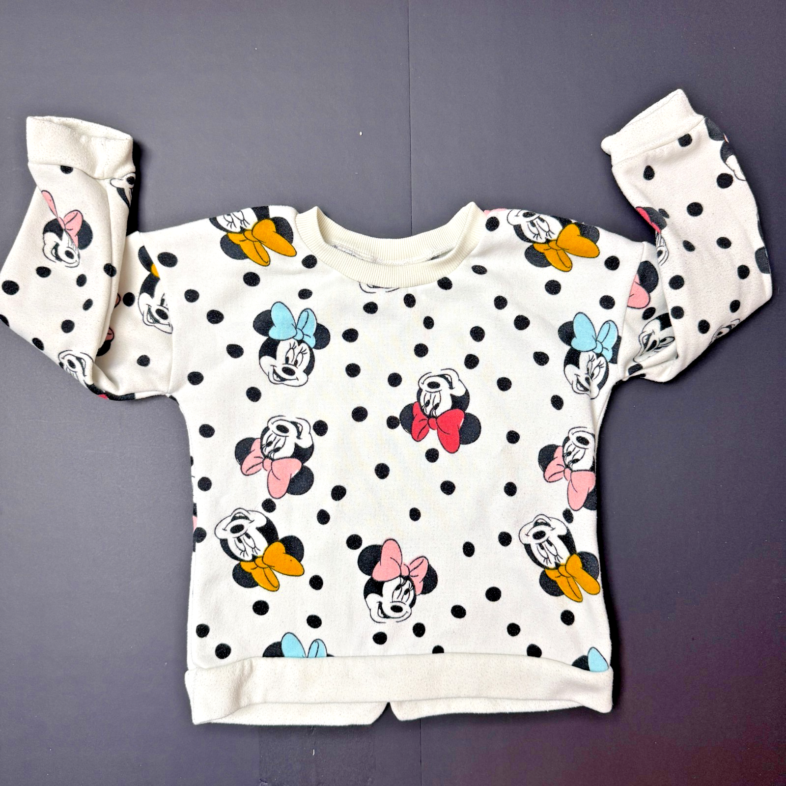Disney Junior Minnie Sweatshirt 6 Girls Toddler Kids — photo 1