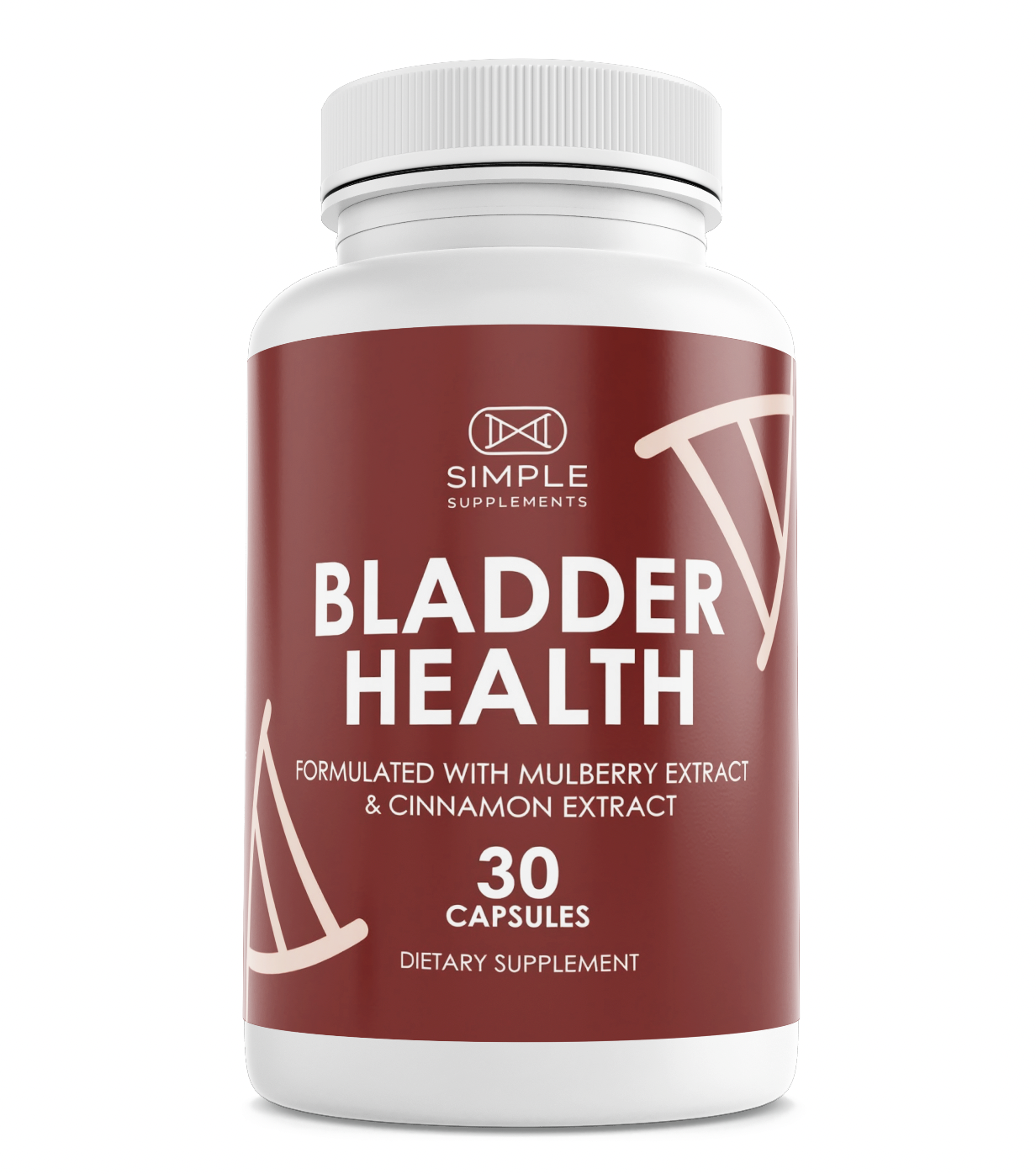 Bladder Health Support Supplement by Simple Supplements 30 Capsules — photo 1