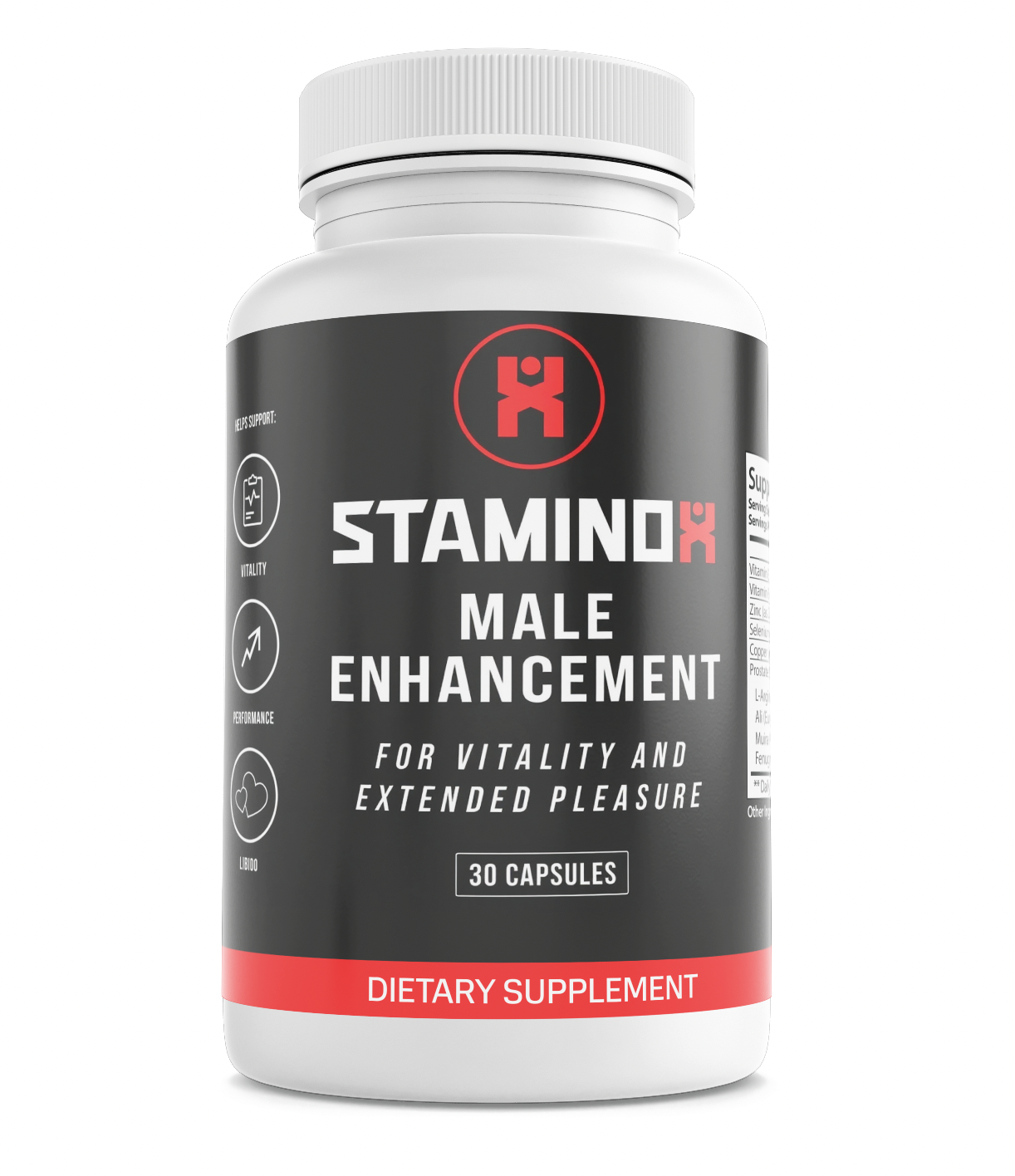 StaminoX Mens Health Support Dietary Supplement 30 Capsules — photo 1