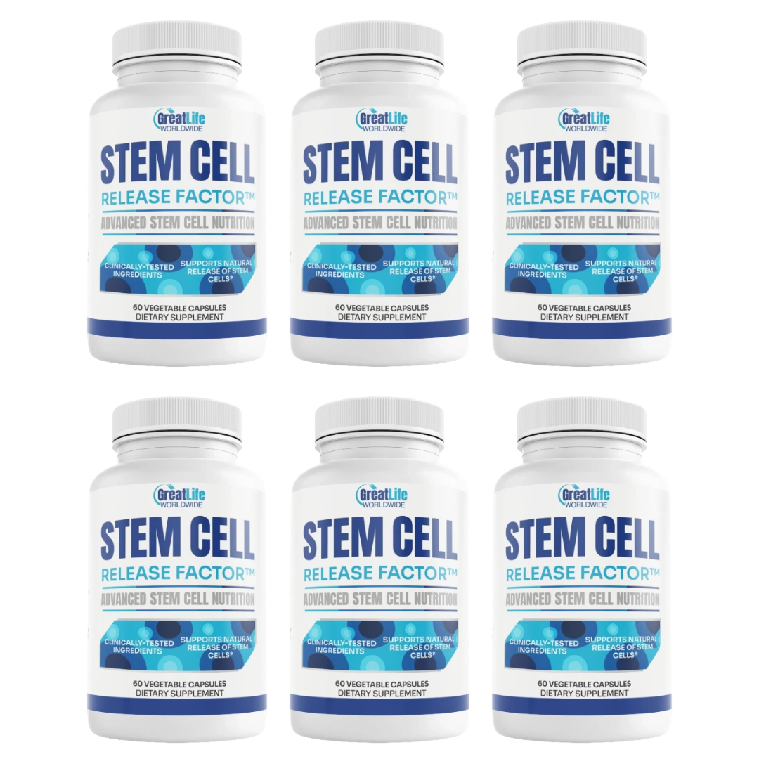 Stem Cell Release Factor Anti-Aging Dietary Supplement 60 Capsules Bundle of 6 — photo 1