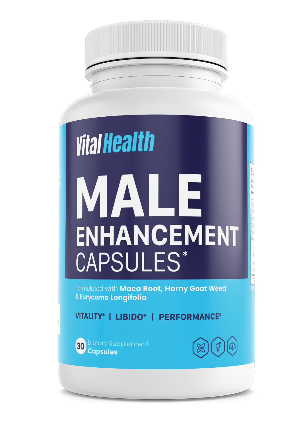 Vital Health Mens Performance Health Support Dietary Supplement 30 Capsules — photo 1