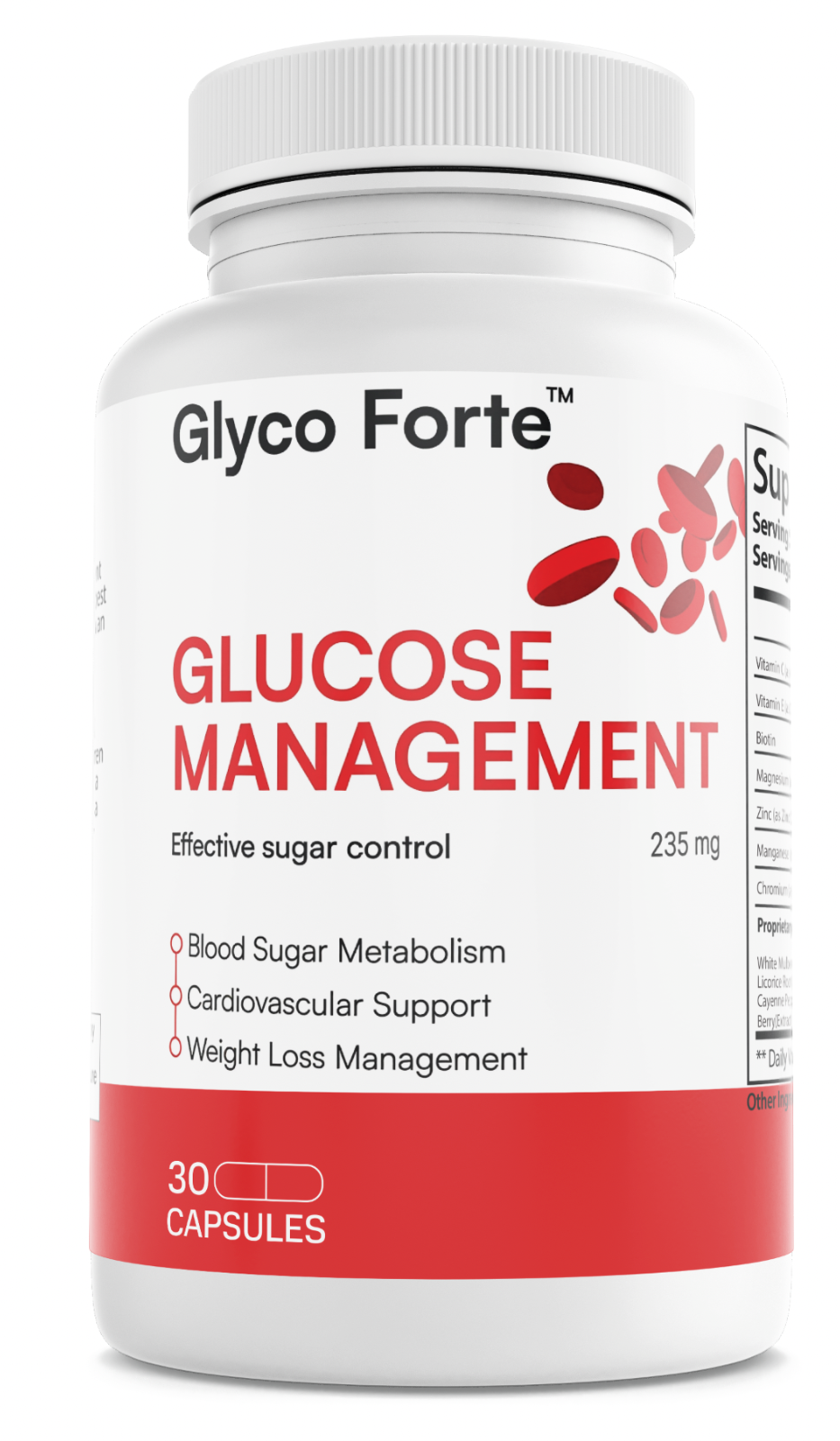 Glyco Forte Blood Health Support Dietary Supplement 30 Capsules — photo 1
