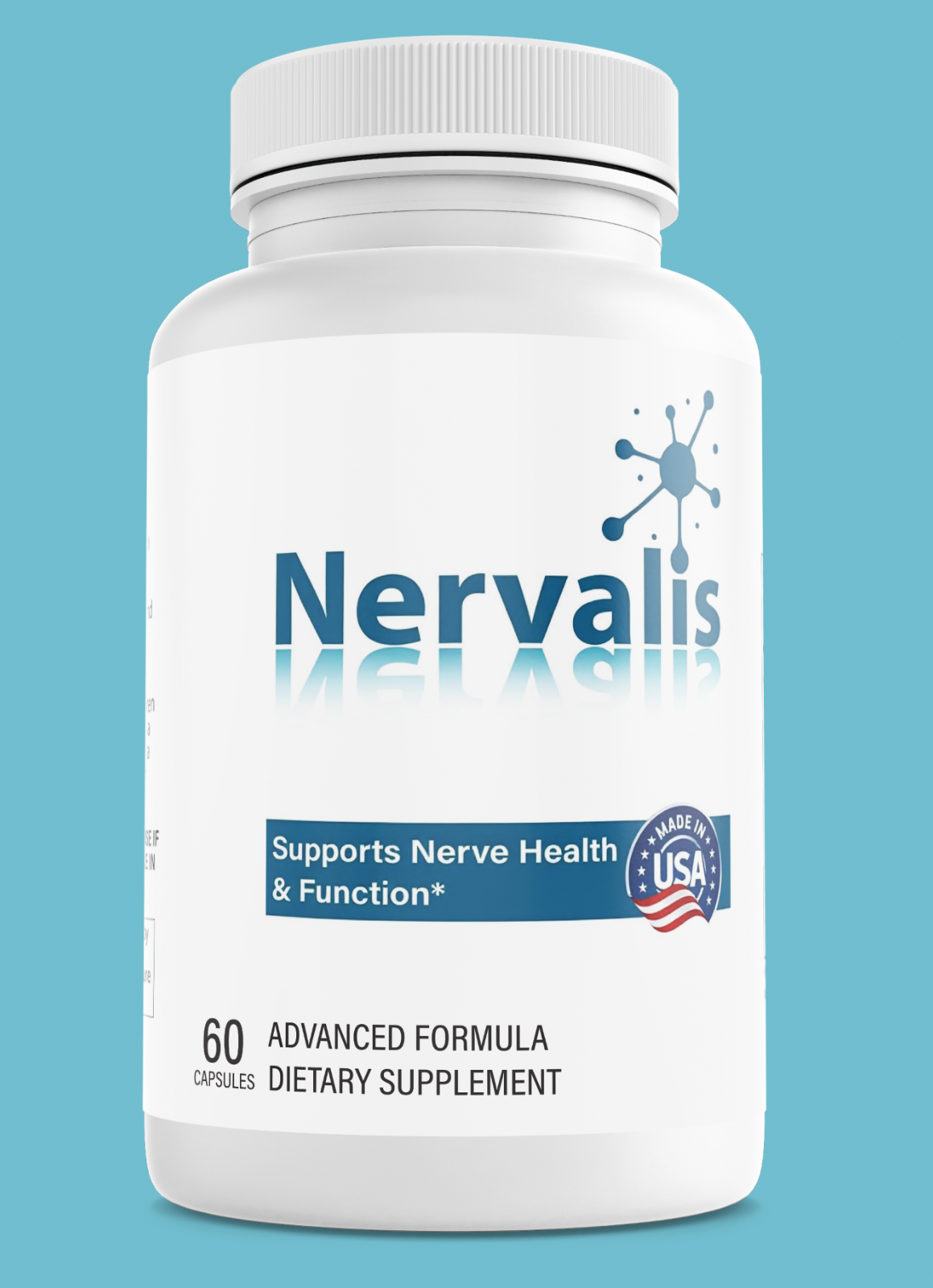Nervalis Nerve Health Nervous System Support Dietary Supplement 60 Capsules — photo 1
