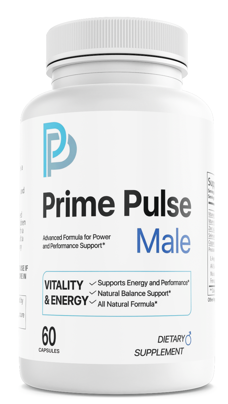 Prime Pulse Male Mens Health Support Vitality Dietary Supplement 60 Capsules — photo 1