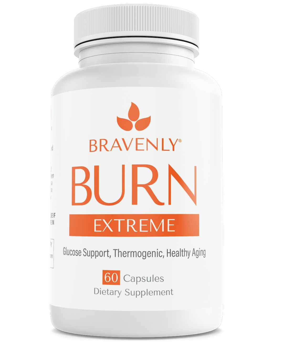 Bravenly Burn Extreme - Glucose Health Support Dietary Supplements 60 Capsules — photo 1