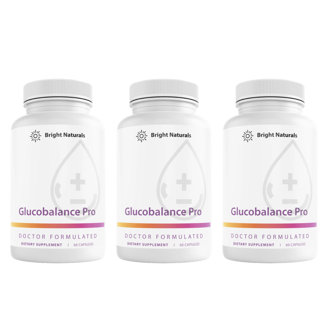 Bright Naturals Glucobalance Pro Dietary Supplement 60 Capsules (Bundle of 3) — photo 1