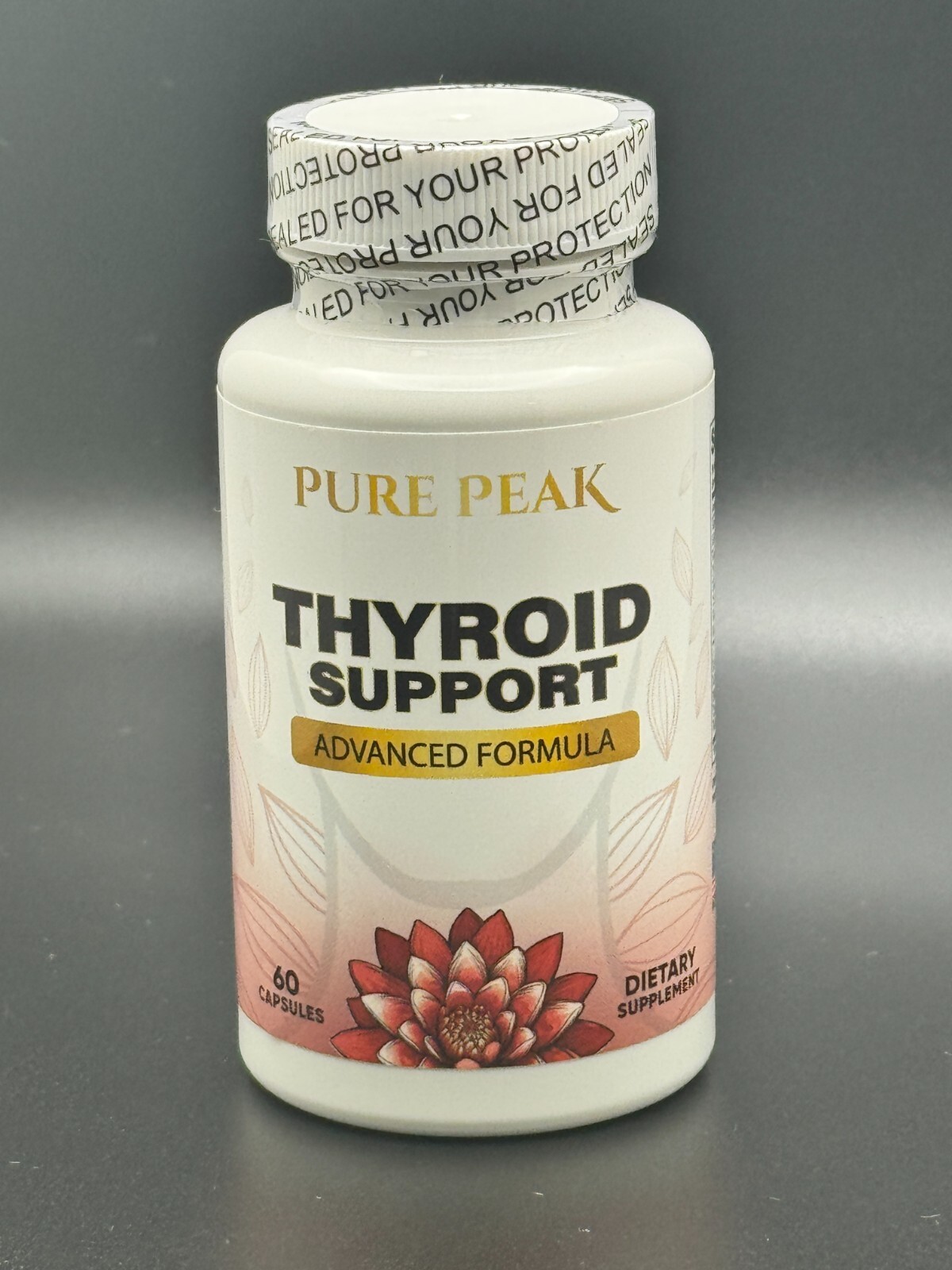 Pure Peak Advanced Thyroid Support Supplement 60 Capsules — photo 1