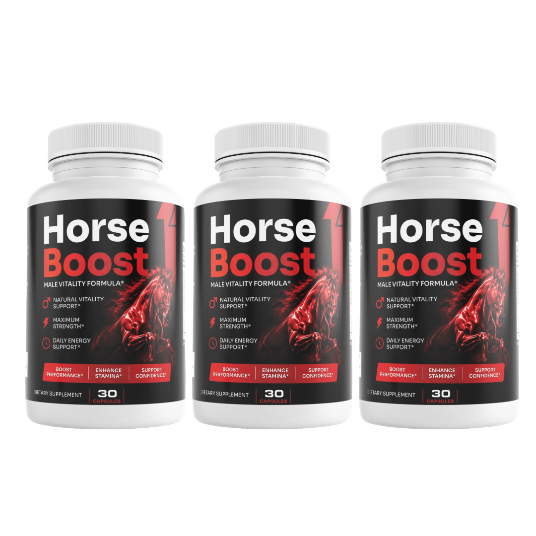 Horse Boost Mens Health Support Dietary Supplement 30 Capsules (Bundle of 3) — photo 1