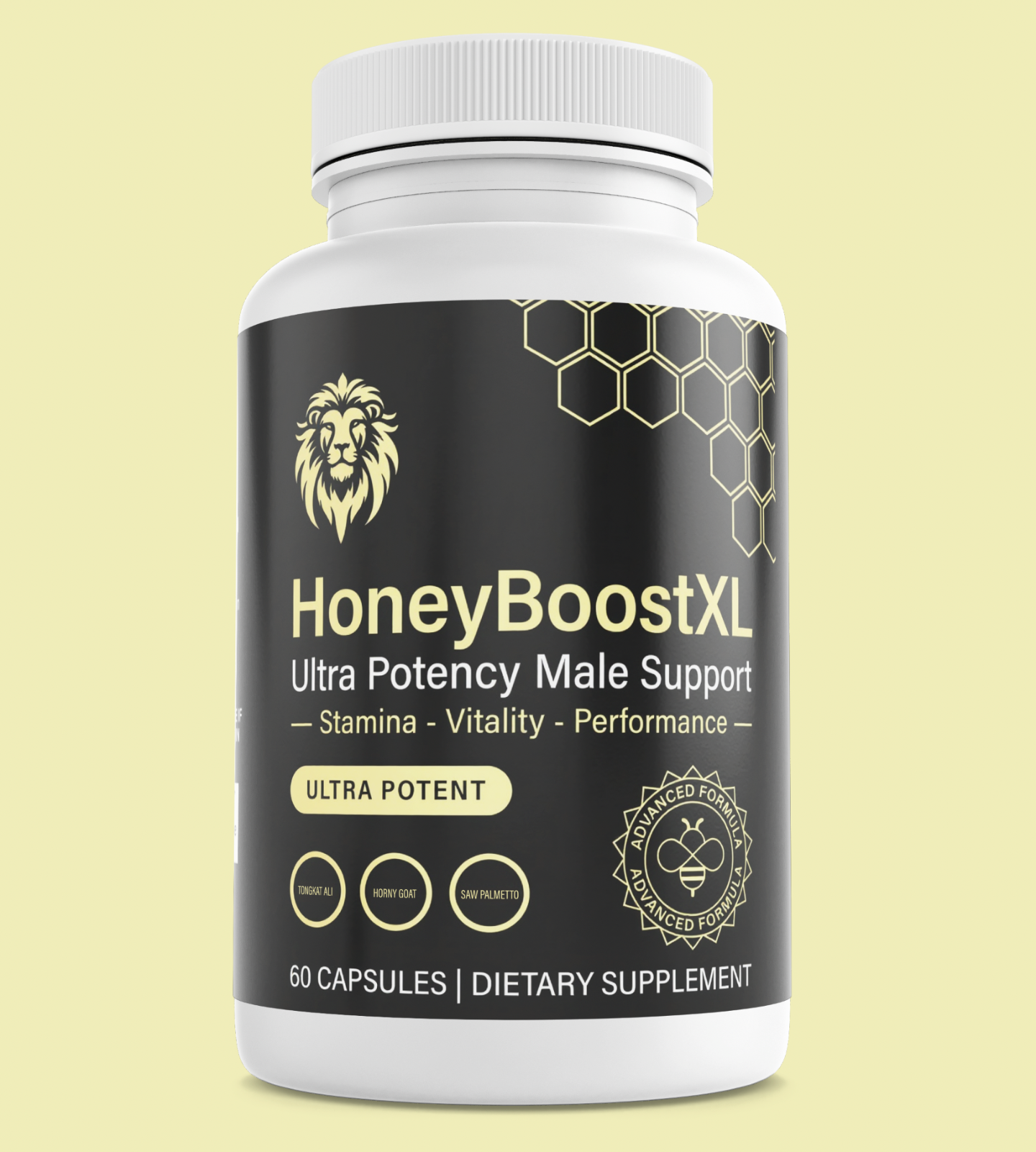 Honey Boost XL Mens Health Support Dietary Supplement 60 Capsules — photo 1