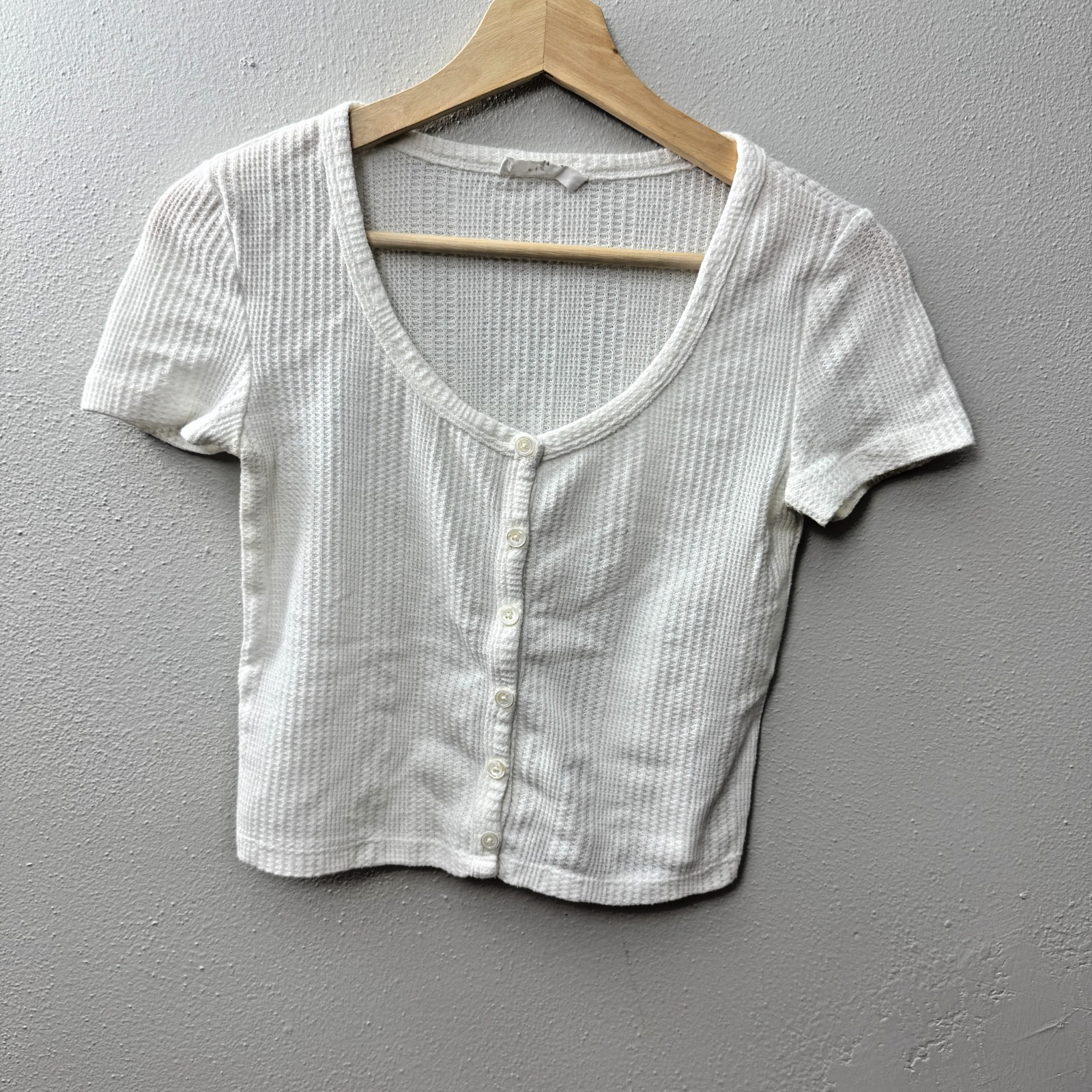 Elodie White Top Small Women's Clothing Casual Ladies Tops — photo 1