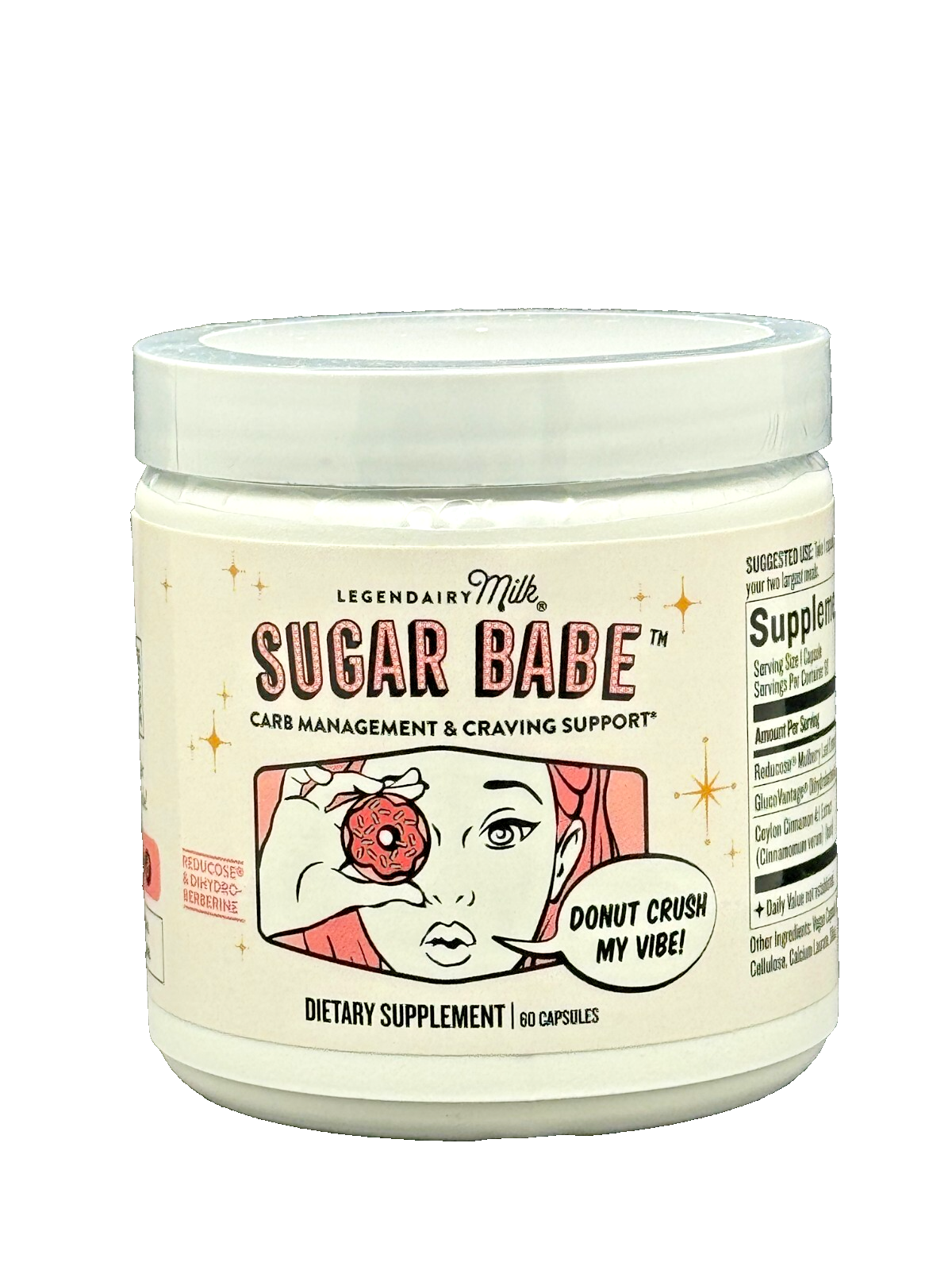Legendary Milk Sugar Babe Supplement Carb Management & Craving Support 60capsuls — photo 1