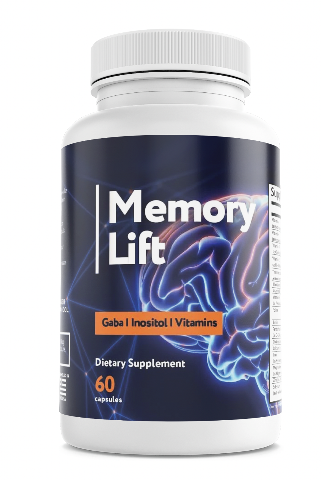 Memory Lift Mind and Cognitive Support Dietary Supplement 60 Capsules — photo 1