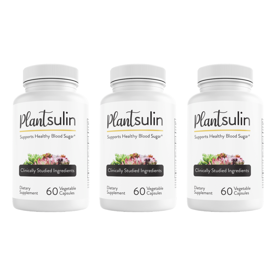 Plantsulin Blood Sugar Support Dietary Supplement 60 Capsules (Bundle of 3) — photo 1