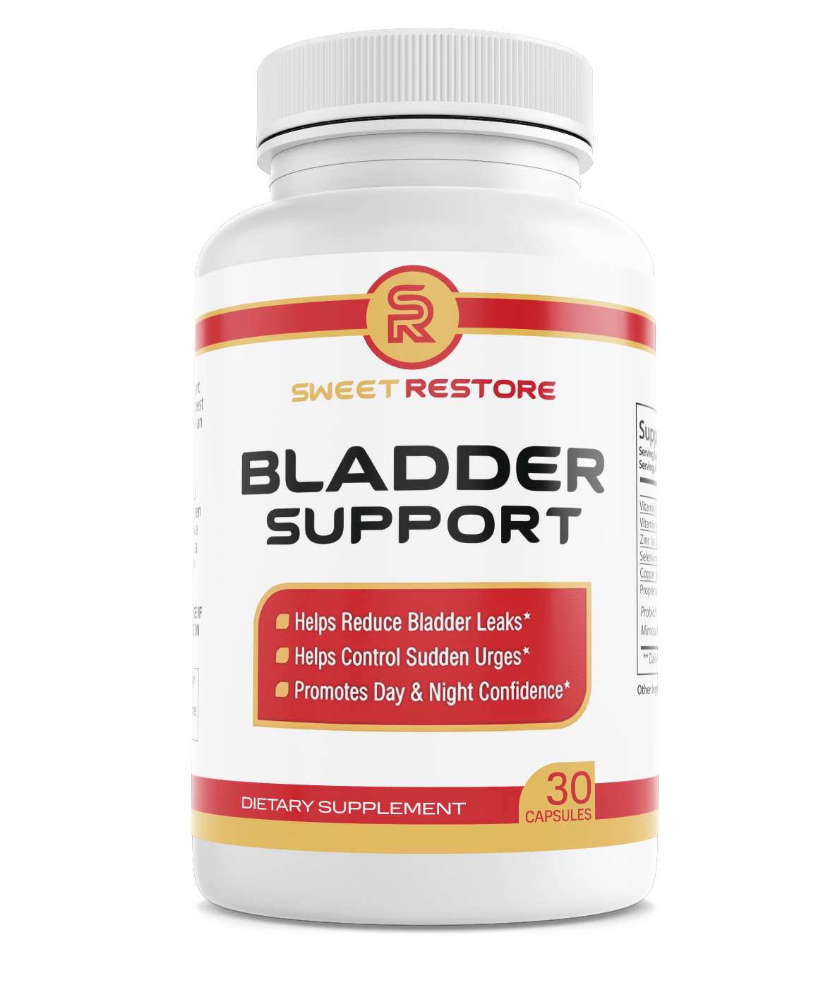 Sweet Restore Bladder Urinary Health Support Dietary Supplement 30 Capsules — photo 1