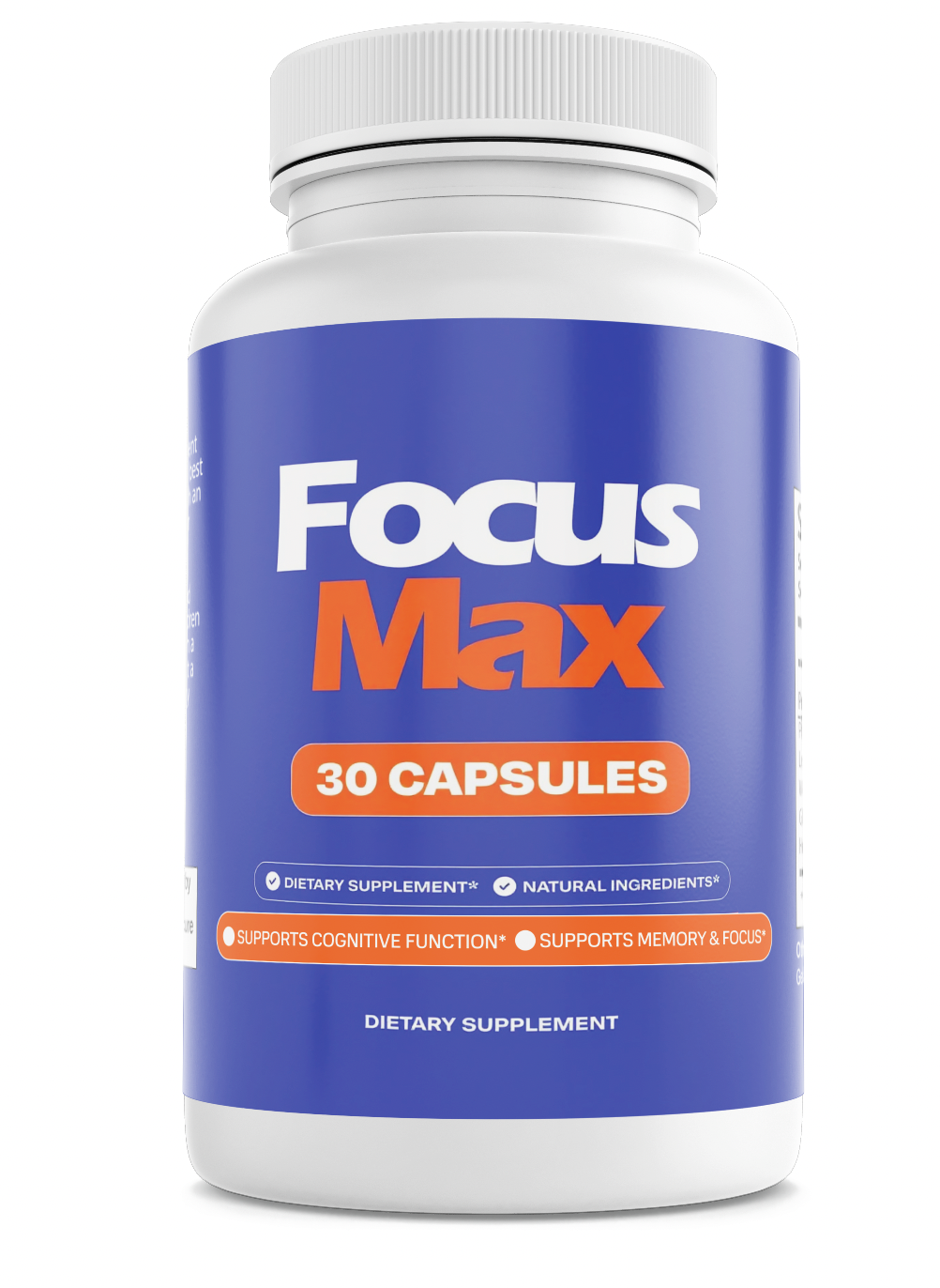 FocusMax Advanced Mind Memory Cognitive Support Dietary Supplement 30 Capsules — photo 1
