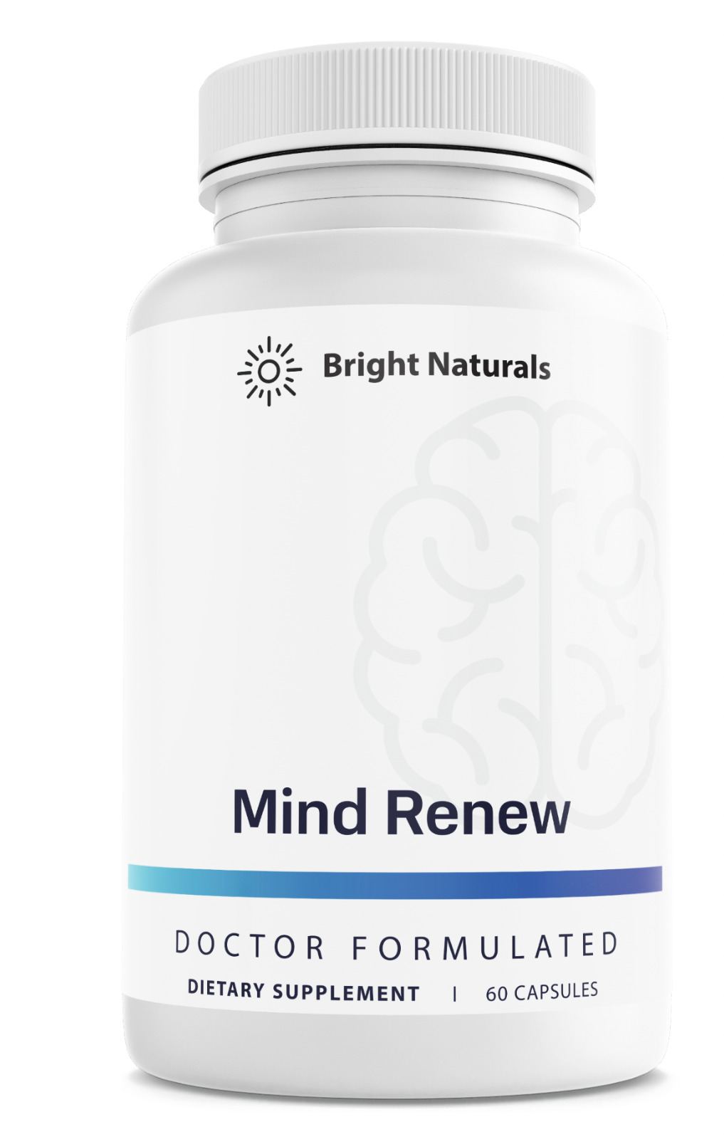Bright Naturals Mind Renew Dietary Supplement 60 Capsules — photo 1