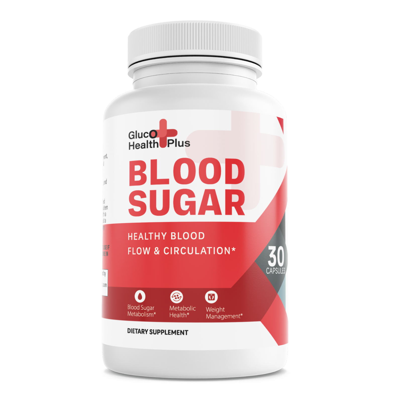 Gluco Health Plus Blood Sugar Dietary Supplement 30 Capsules — photo 1