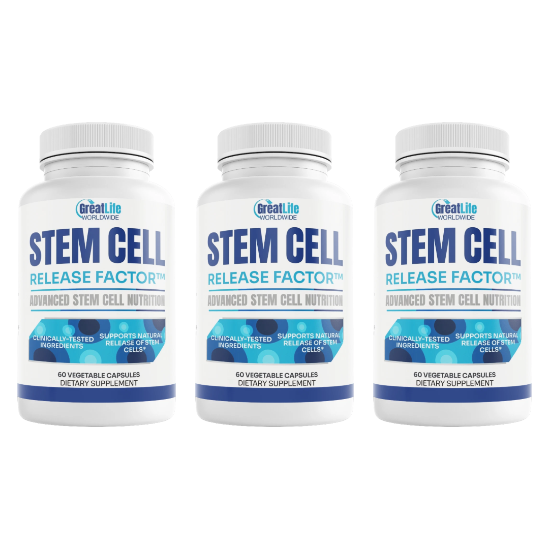 Stem Cell Release Factor Anti-Aging Dietary Supplement 60 Capsules Bundle of 3 — photo 1
