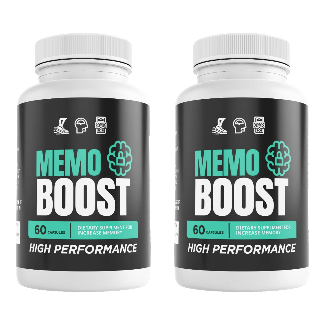 Memo Boost Mind Memory Health Support Dietary Supplement 60 Capsules Bundle of 2 — photo 1
