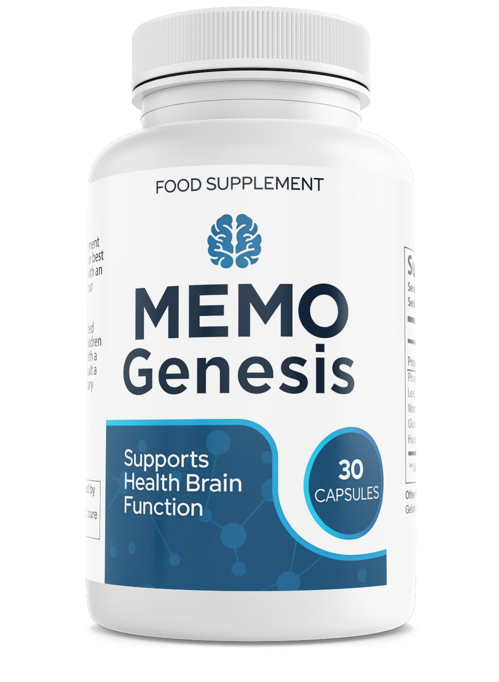 Memo Genesis Memory Support Focus Clarity Brain Health Formula 30 Capsules — photo 1