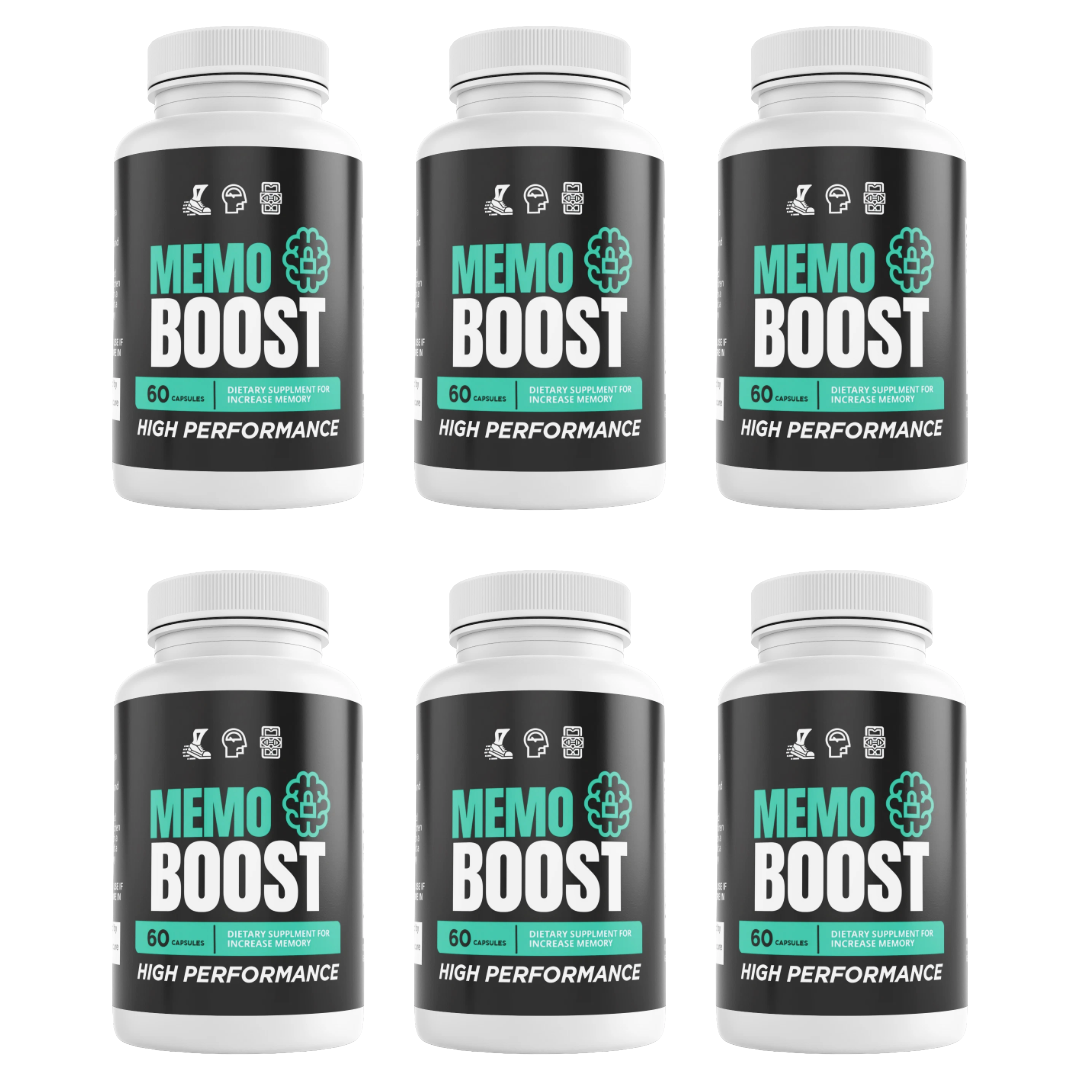 Memo Boost Mind Memory Health Support Dietary Supplement 60 Capsules Bundle of 6 — photo 1