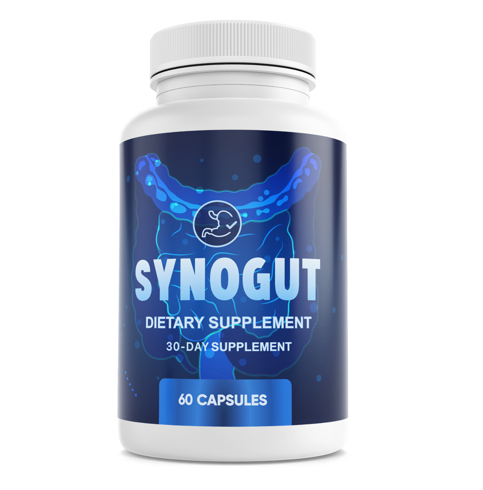Synogut Vitamin Dietary Supplement for Gut Health (60 Capsules) — photo 1